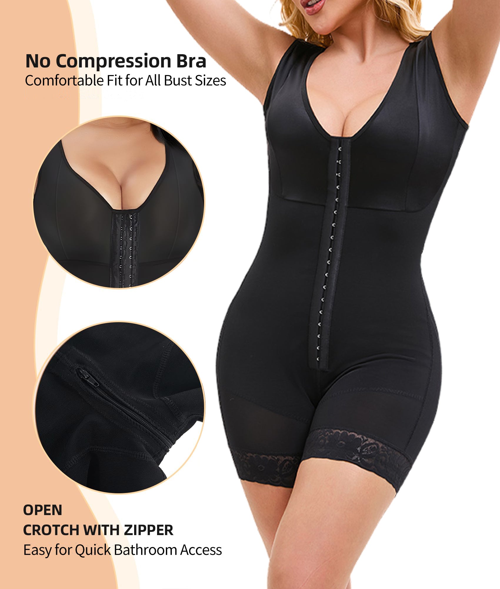 MizSin  Shapewear for Women Tummy Control&Butt Lifter